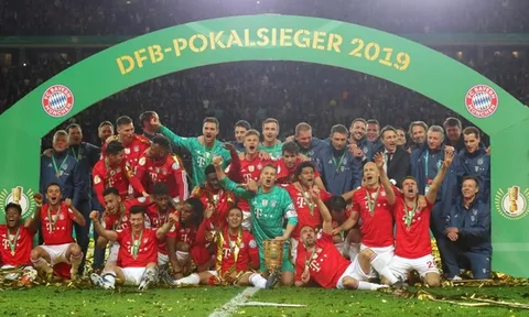 Lewy tỏa sáng, Bayern đè bẹp Leipzig đăng quang cúp quốc gia Đức