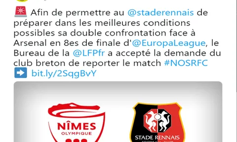 BTC Ligue 1 âm thầm cổ vũ Rennes trước thềm Europa League