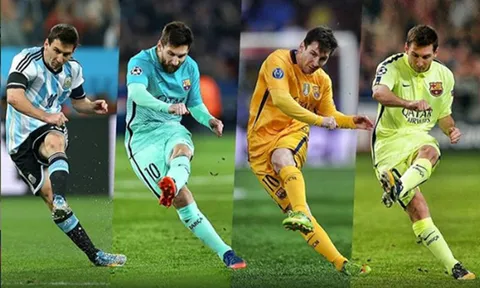 Lí giải khả năng sút phạt "thần thánh" của Messi
