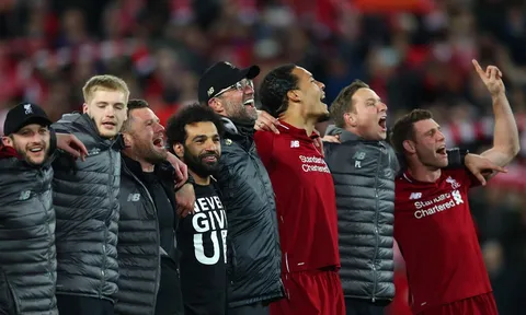 Liverpool làm được điều chưa từng có trong lịch sử Champions League