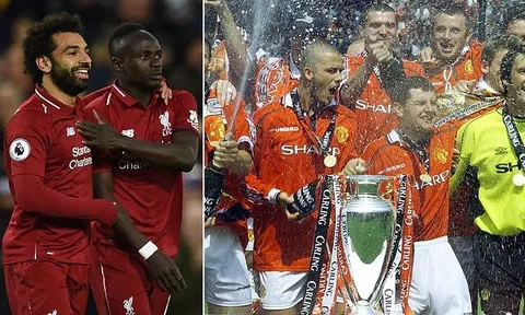 Liverpool san lấp kỷ lục đỉnh nhất của Man Utd ở Premier League