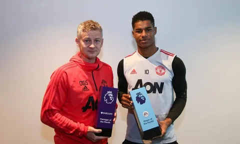 Marcus Rashford đăng đàn chúc mừng HLV Solskjaer