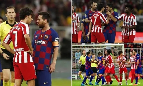 Messi - Suarez nóng máu, dằn mặt 'đàn em Ronaldo' ngay trên sân