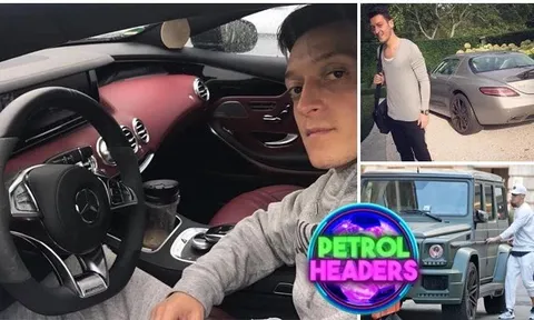 Mesut Ozil và sở thích đam mê xe Đức