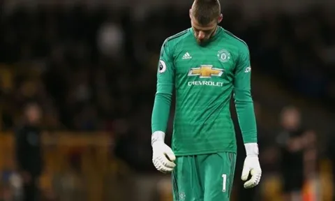 'Một ngày thi đấu quá tồi tệ của De Gea'