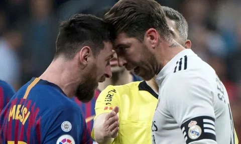 Mourinho tiết lộ nguyên nhân Ramos thúc cùi chỏ vào mặt Messi