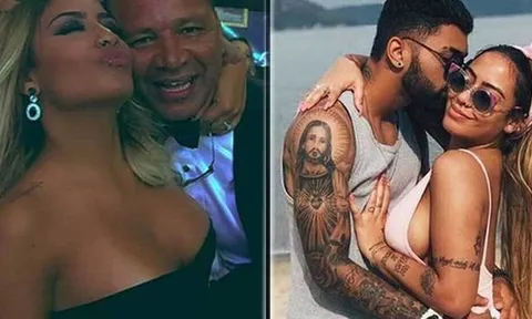 Cha Neymar ẩu đả với bạn trai cũ của con gái