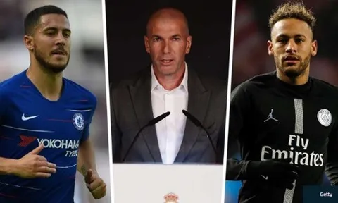 Neymar, Hazard và 6 ngôi sao có thể giúp Zidane phục hưng Real Madrid