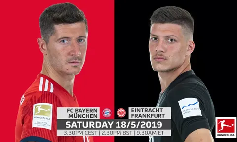 Nhận định Bayern vs Frankfurt: Hùm xám thắng đậm, vô địch hoành tráng?