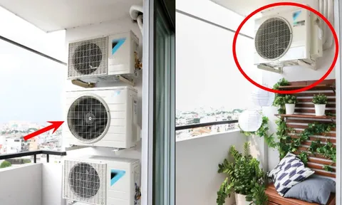 Những nhà lắp điều hòa ở ban công cần chú ý điều này