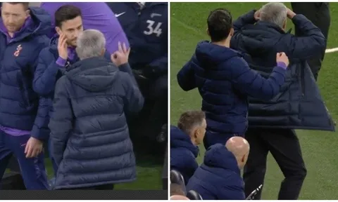 Mourinho phản ứng 'không tin nổi' sau pha vào bóng triệt hạ