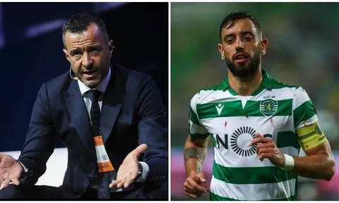 Vụ Man Utd - Fernandes có biến, Mendes báo tin quá xấu
