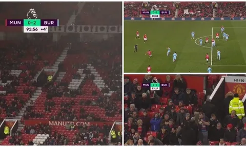 Thua thảm sau 58 năm, Man Utd tạo ra khung cảnh kinh hoàng tại Old Trafford
