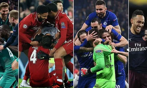 Thành Manchester ngậm ngùi nhìn 4 CLB Premier League thống trị trời Âu