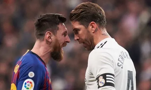 Ramos phá vỡ sự im lặng sau pha va chạm với Messi