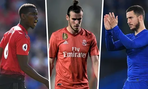 Real Madrid và kế hoạch chuyển nhượng hè 2019: Bán Bale, đón Hazard và Pogba?