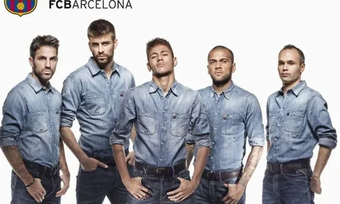 Ronaldo, Neymar và những 'thảm họa' denim của giới bóng đá