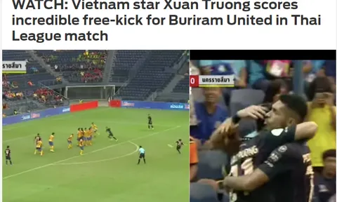 Báo châu Á: Xuân Trường đã tạo siêu phẩm và đi vào lịch sử Thai-League