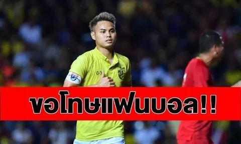 Đội phó ĐT Thái Lan: "Một trận đấu tệ hại, tôi thật sự thất vọng"