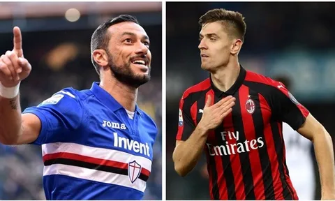 Sampdoria – AC Milan và những cặp đấu đáng xem nhất vòng 29 Serie A