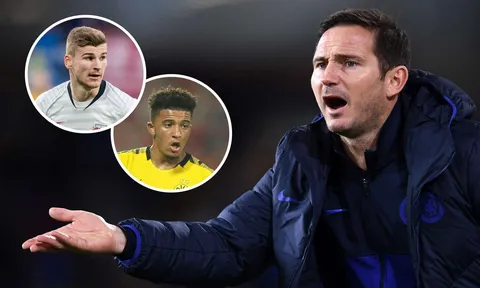 Sau Drogba 2.0, Lampard tiếp tục "ôm hận" với bộ đôi bom tấn Bundesliga