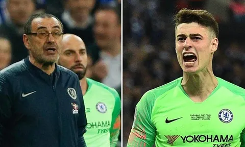 Sarri gửi thông điệp đanh thép, tương lai của Kepa tại Chelsea gặp nguy?