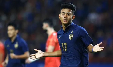 Thắng tưng bừng Bahrain, U23 Thái Lan vươn lên dẫn đầu bảng A