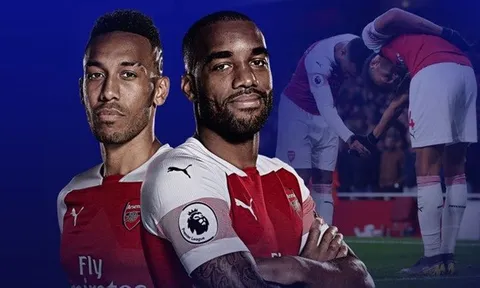 Arsenal chơi ra sao nếu Aubameyang và Lacazette cùng xuất phát?
