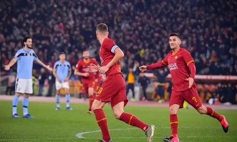 Smalling mắc sai lầm, AS Roma bất phân thắng bại với Lazio
