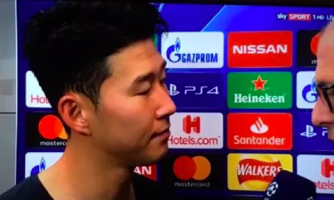 Son Heung-min tan vỡ khi hay tin bị cấm trận Ajax