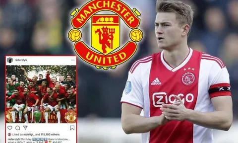 Tại sao De Ligt công khai thả thính Man Utd?