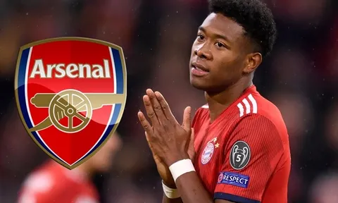 Thừa nhận là một fan Pháo thủ, Alaba khiến CĐV Arsenal phát sốt