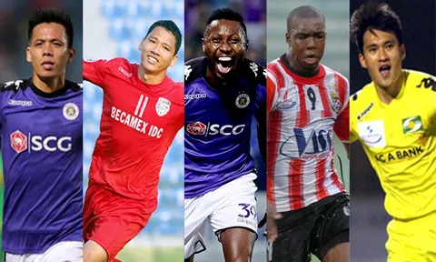 Top 10 chân sút xuất sắc nhất lịch sử V-League: Nhà vua Samson, Công Vinh xếp thứ 3