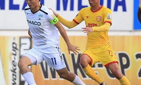 Trận cầu đinh HAGL vs Hà Nội FC: Tuấn Anh quyết đấu Quang Hải
