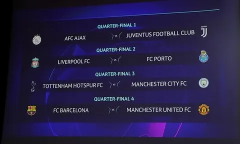 Tứ kết Champions League: Nước Anh đại chiến; Man Utd gặp Barca - Kí ức bàn tay run rẩy của Sir Alex quay về