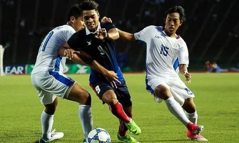 Hạ đẹp U22 Myanmar, U22 Campuchia gây sốc với vé bán kết