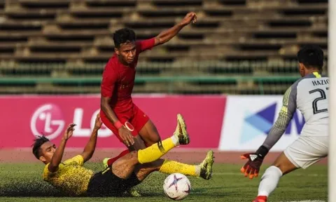 U22 Malaysia và U22 Indonesia cưa điểm siêu kịch tính
