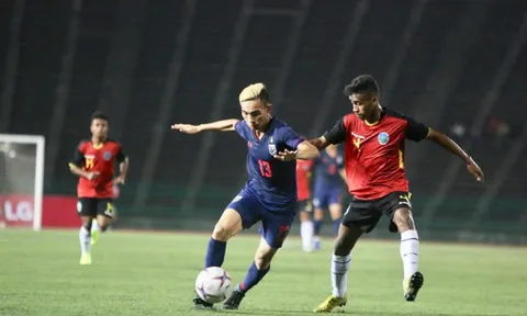 U22 Thái Lan thắng tối thiểu U22 Timor Leste