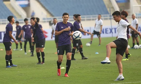 U23 Thái Lan "thư giãn" ở Mỹ Đình chờ đấu Indonesia