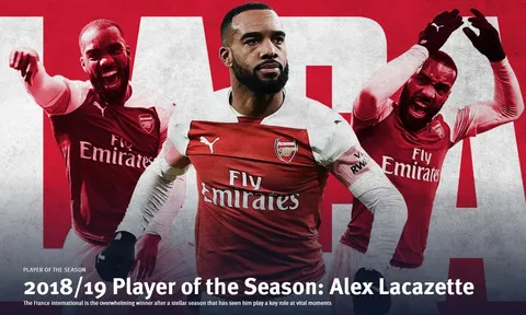 CHÍNH THỨC: Lộ diện Cầu thủ xuất sắc nhất mùa của Arsenal