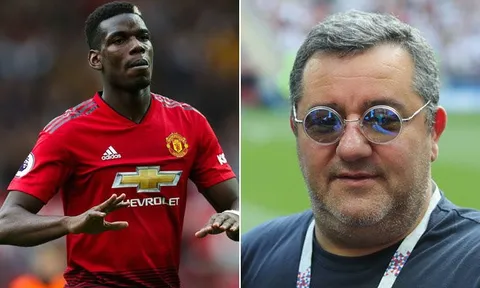 Vì đại diện Pogba, Man Utd đánh mất mục tiêu 34 triệu bảng