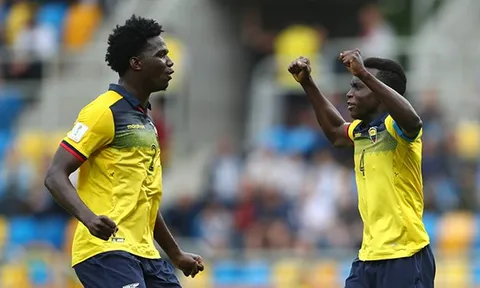 Vượt qua Mỹ, Ecuador làm nên lịch sử tại VCK U20 World Cup
