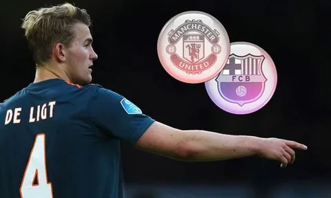Xác nhận! Barca bị M.U 'cuỗm' mất De Ligt vì lý do không ngờ