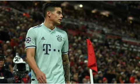 Xác nhận! James Rodriguez rời Bayern, tới bến đỗ không ngờ