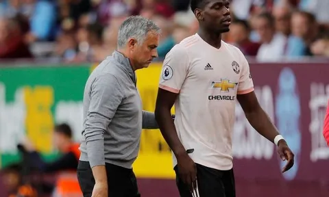 Pogba nói điều khó tin với các đồng đội về Jose Mourinho