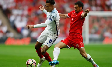 01h45 ngày 02/09, Malta vs Anh: Màn tra tấn trên đất khách