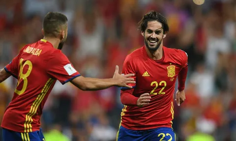 01h45 ngày 07/10, Tây Ban Nha vs Albania: Đoạt vé đến Nga