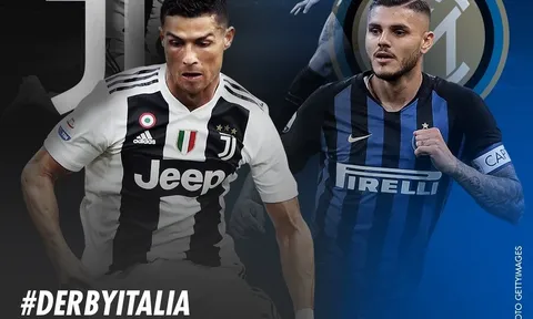 02h30 ngày 08/12, Juventus vs Inter Milan: Derby d'Italia rực lửa