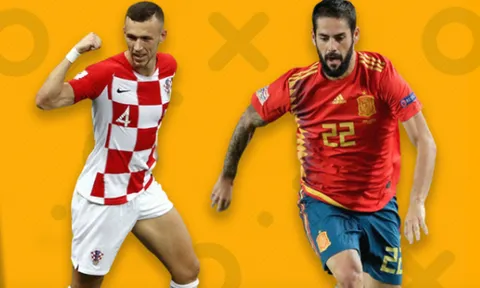 02h45 ngày 16/11, Croatia vs Tây Ban Nha: Tự định đoạt số phận