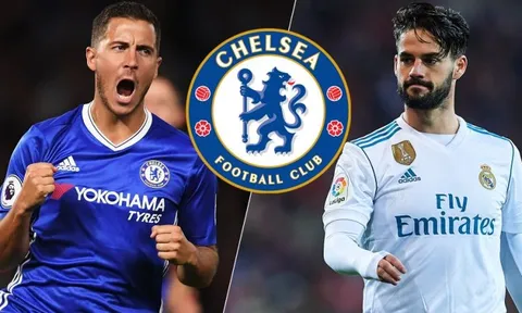 Real đưa Isco làm ‘vật tế’ chiêu mộ Hazard; Arsenal được ‘mở đường’ mua siêu tiền đạo